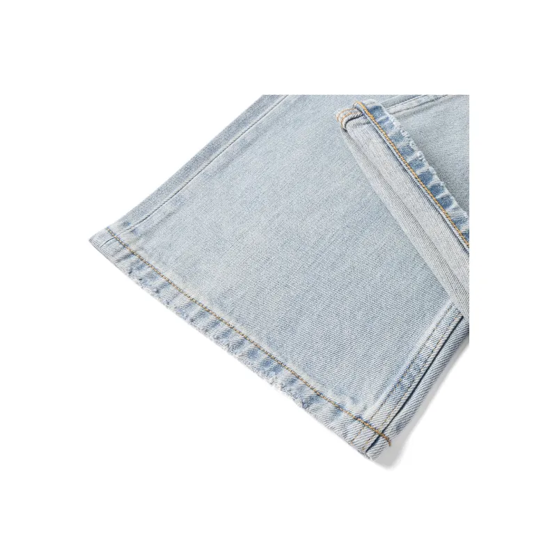 SIMWOOD Jeans Men's Washable Light Blue Plain-5