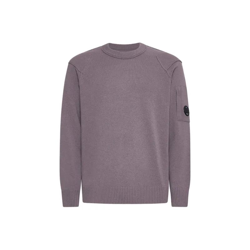 C.P.Company Lens Detailed Crewneck Jumper-0