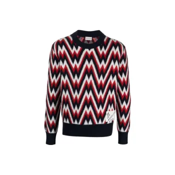 Moncler Sweater Men's Red Black