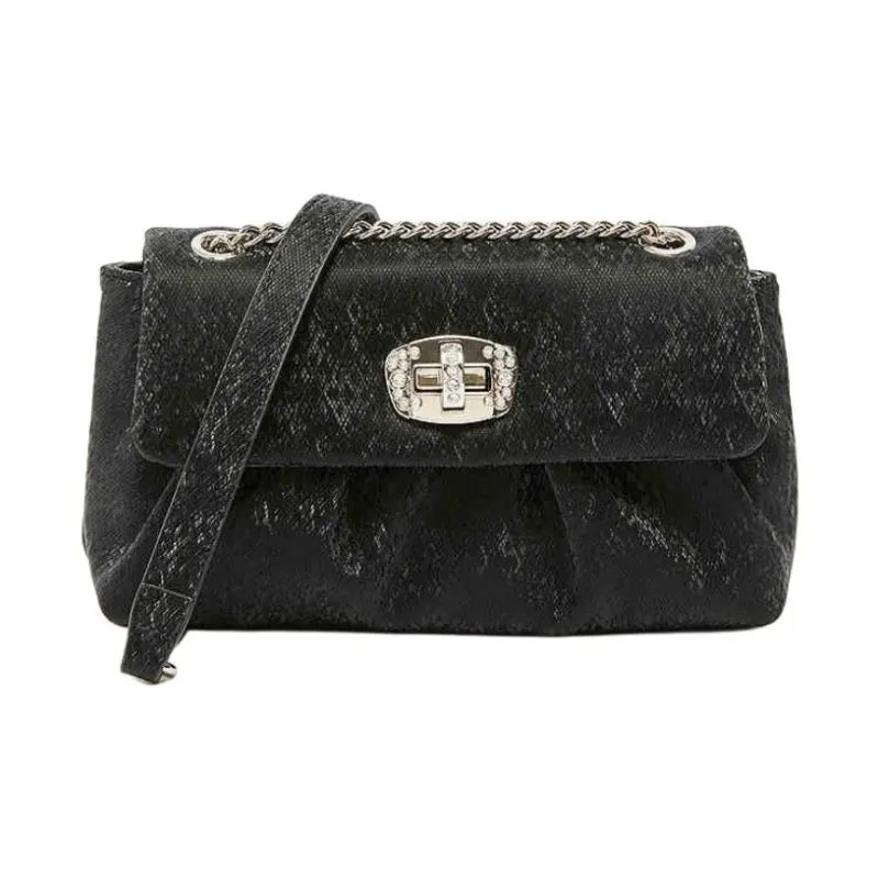 Three Blessings PU Shoulder Bag Medium Size Women's Multicolor-7