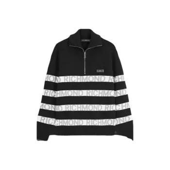 JOHN RICHMOND Knitwear Men's Black Stripes