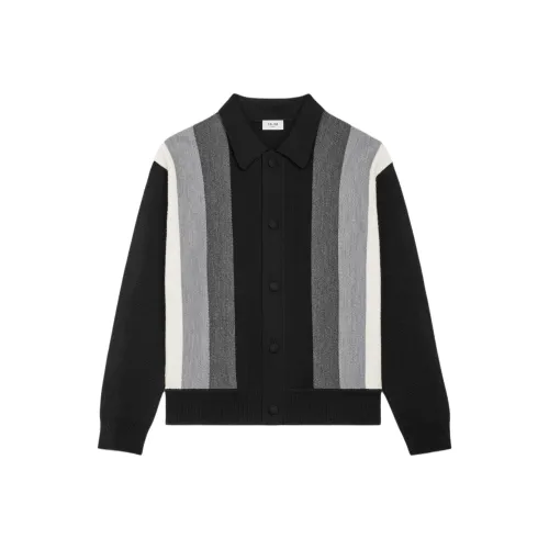 CELINE Polo Cardigan In Wool
