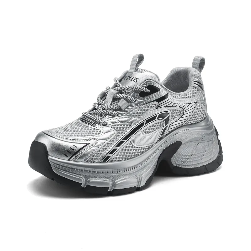 FIVE PLUS Anti Slip Wear Resistant Low Top Chunky Sneakers Women's-1