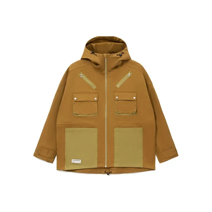 LiNing Urban Outdoor Collection Jacket Men's Burnt Tea Green-0