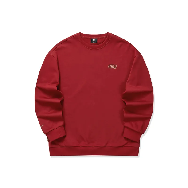Erke Sweatshirt Unisex New Year Red-0