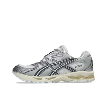 Asics GEL Nimbus 10.1 Anti Slip Wear Resistant Low Top Casual Running Shoes Unisex White Silver