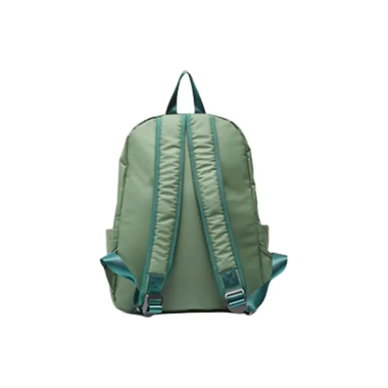Three Blessings Composite Material Backpack Medium Size Women's Black/Khaki/Green-16