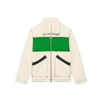 AMIPARIS Hairy Fleece Zip Jacket