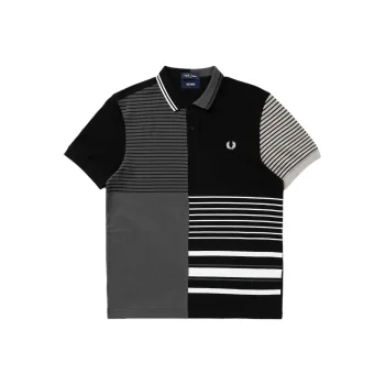 FRED PERRY X Beams Striped Polo Shirt