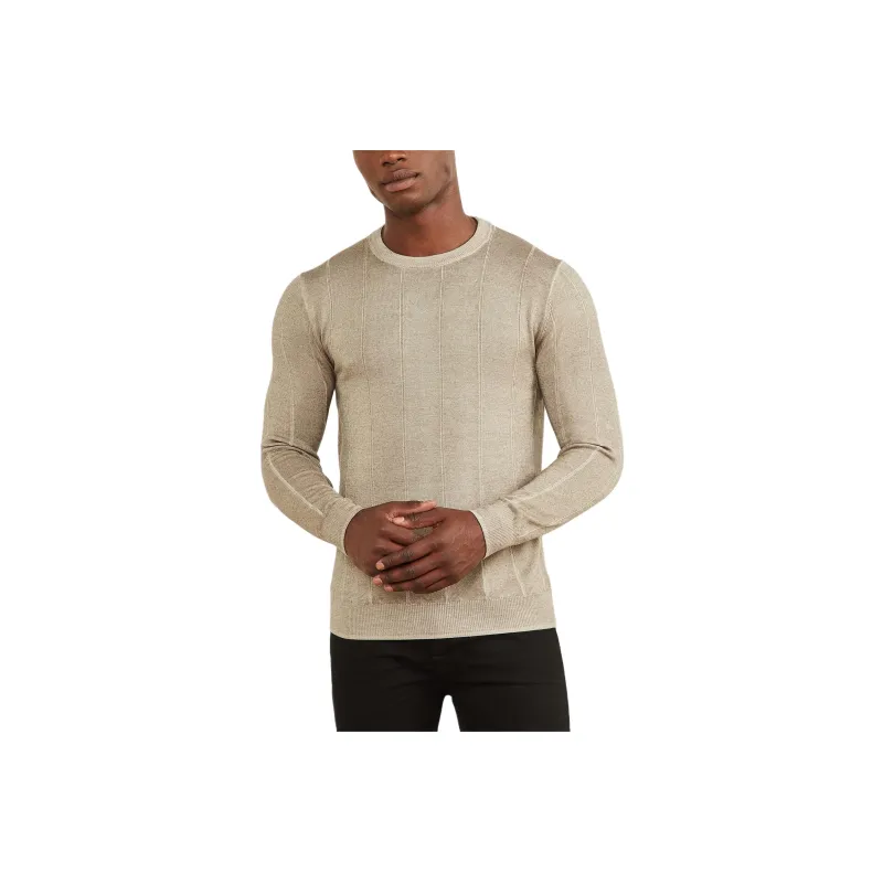 GUESS Merino Wool Crewneck Sweater Sweater Men's Moss Green-0