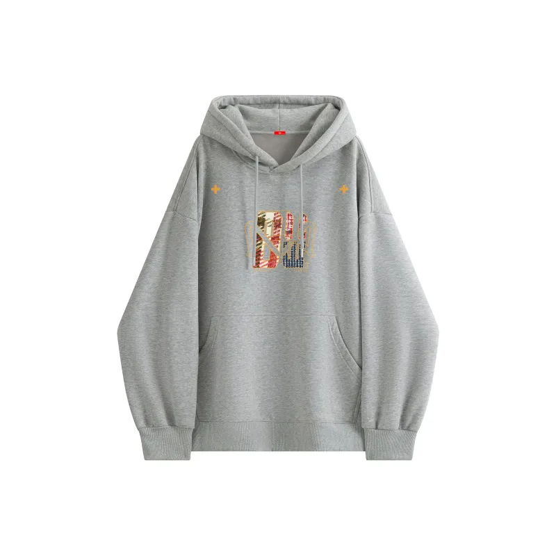 MIIOW Trend Party Series Sweatshirt Unisex White-15