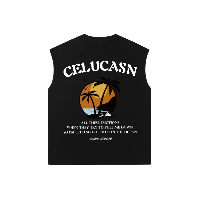 CELUCASN Tank Tops Unisex-0