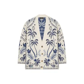 Alanui Lush Nature Foulard Cardigan