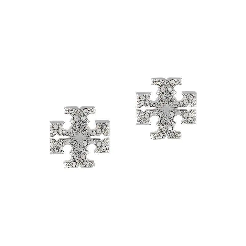 TORY BURCH Kira Pavé Stud Earrings-1