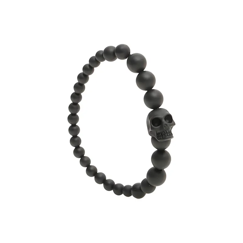 Alexander McQueen Skull Multi Beaded Bracelet-2