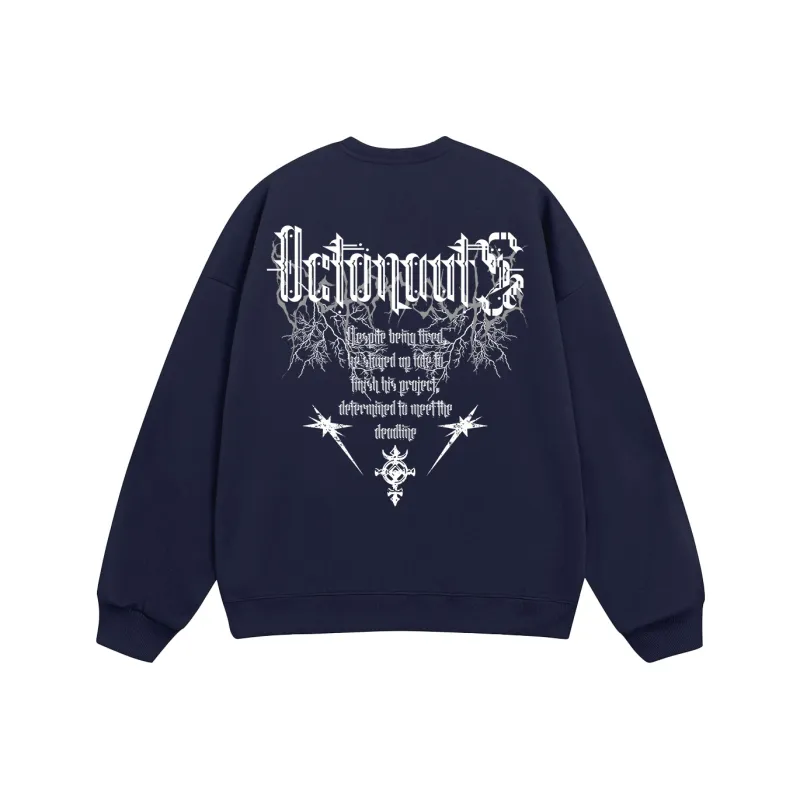 Small Columns Under The Sea Sweatshirt Unisex-11