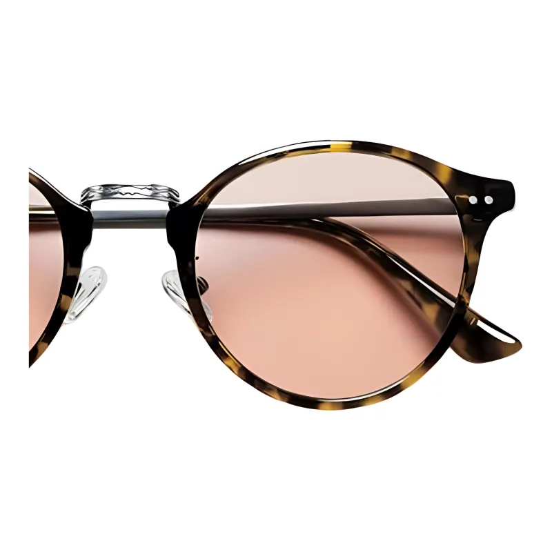 UNIQLO Round Sunglasses Unisex Tortoiseshell-1