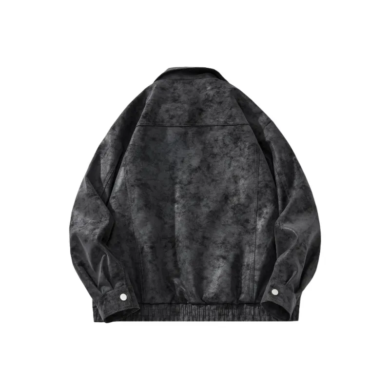 Jeep Fashion Sports Collection Leather Jacket Unisex-13