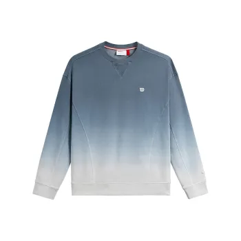Wilson 25 Spring RALLY CREW Sweatshirt Men's China Blue