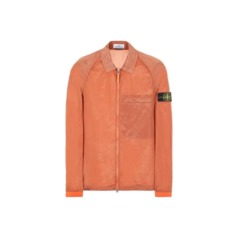 STONE ISLAND SS22 Jackets & Coats Men's Orange-0