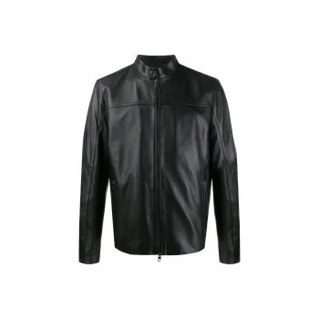 MICHAEL KORS Leather Racer Jacket