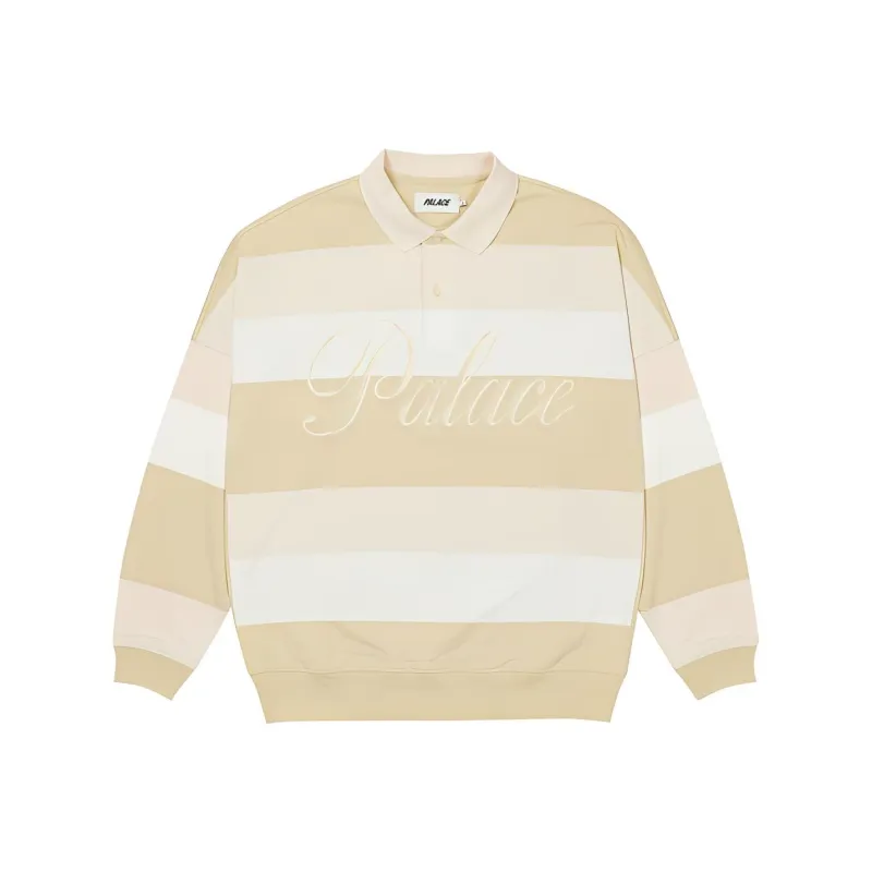 PALACE Classic Stripe Drop Shoulder Polo-0
