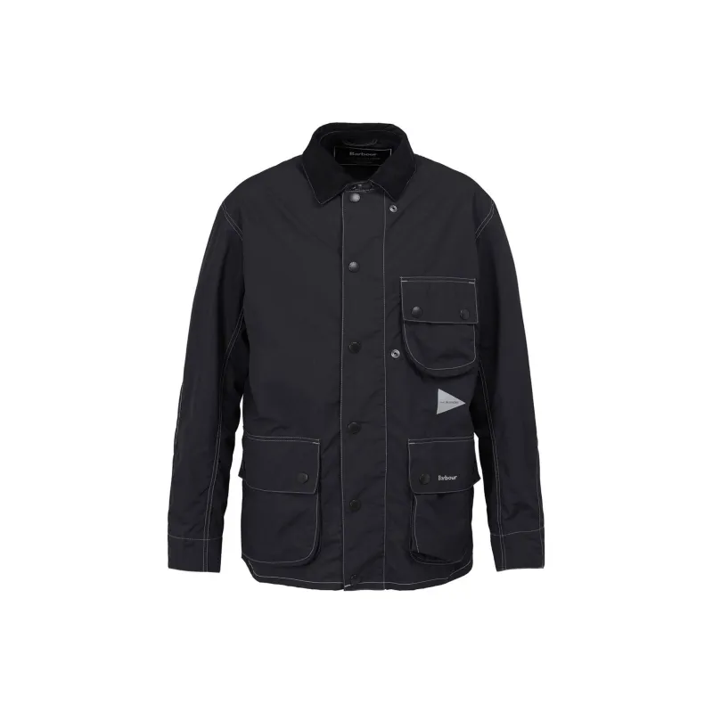 BARBOUR x And Wander Collaboration FW22 Jackets Coats Men's Black-0