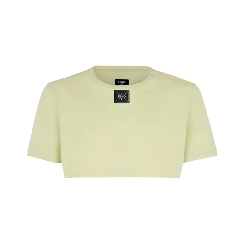 FENDI T-Shirts Men Light Green-0