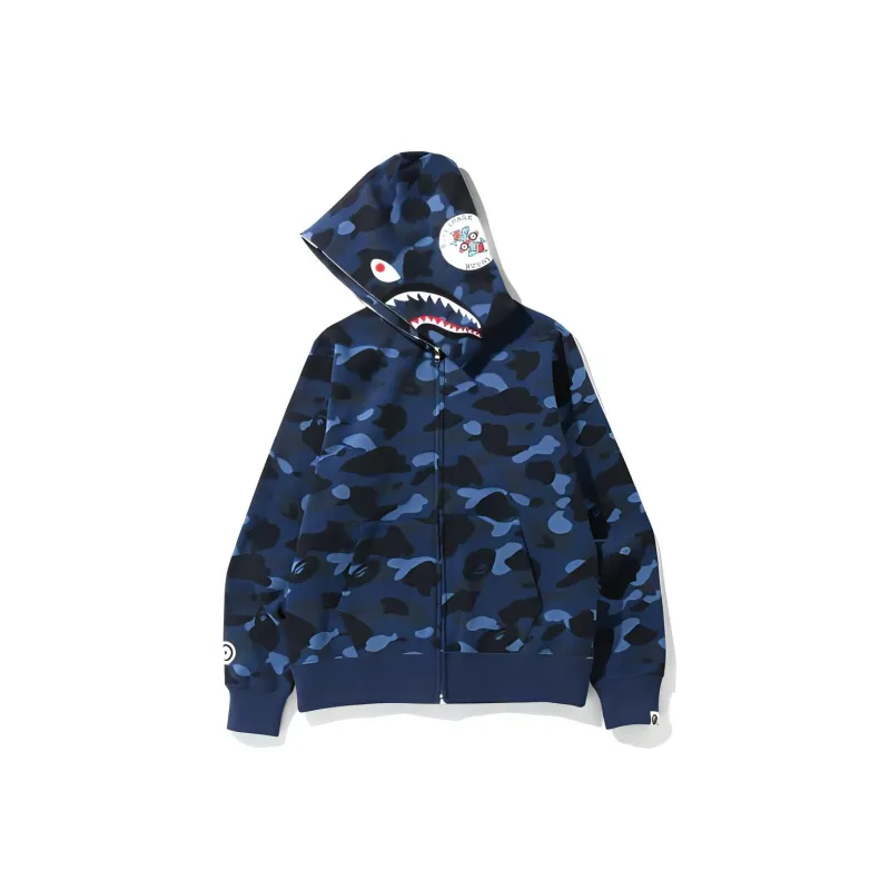 Bape Color Camo Full Zip Hoodie-1