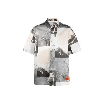 HERON PRESTON Shirts Men Gray