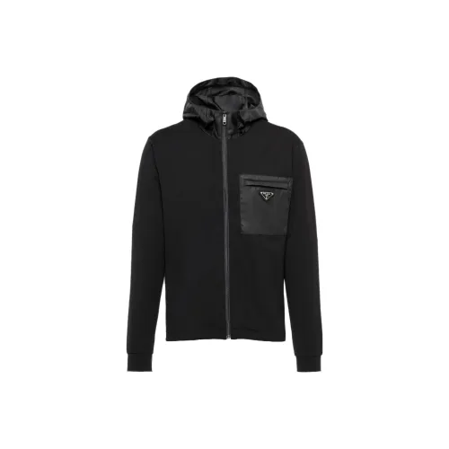 PRADA Panelled Hooded Jacket