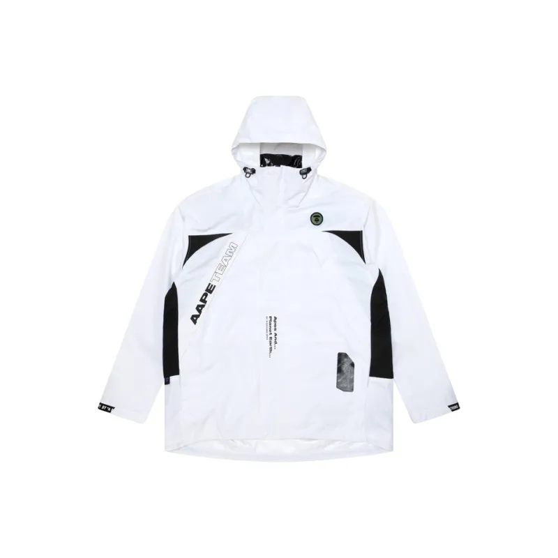 Aape Graphic print Hooded Padded Jacket-4