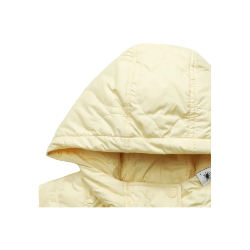 FILA x Mihara Yasuhiro MIHARA YASUHIRO Collaboration Collection Puffer Jacket Women's Pai Lei Banana Yellow-2