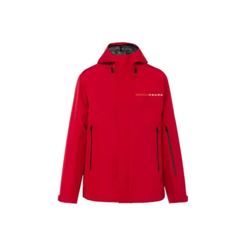 PRADA Jackets Men Red