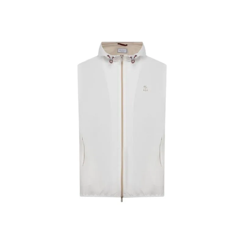 Brunello Cucinelli Vest Men's White-0