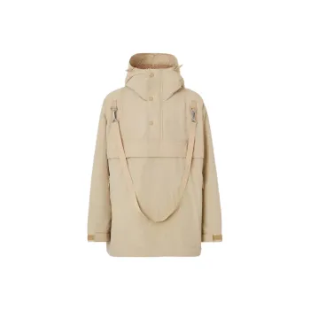 Burberry Logo Print Oversized Windbreaker Jacket