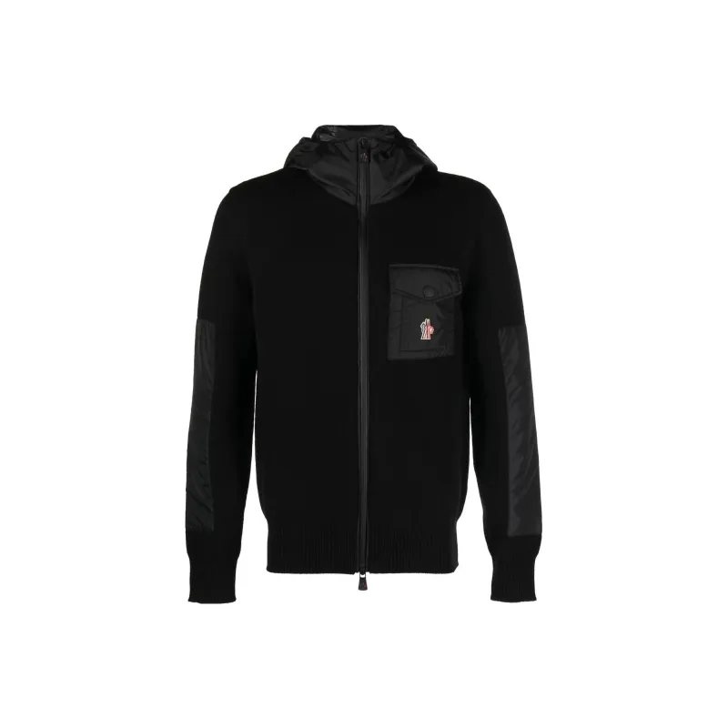 Moncler Grenoble Zip Up Long Sleeved Cardigan-0