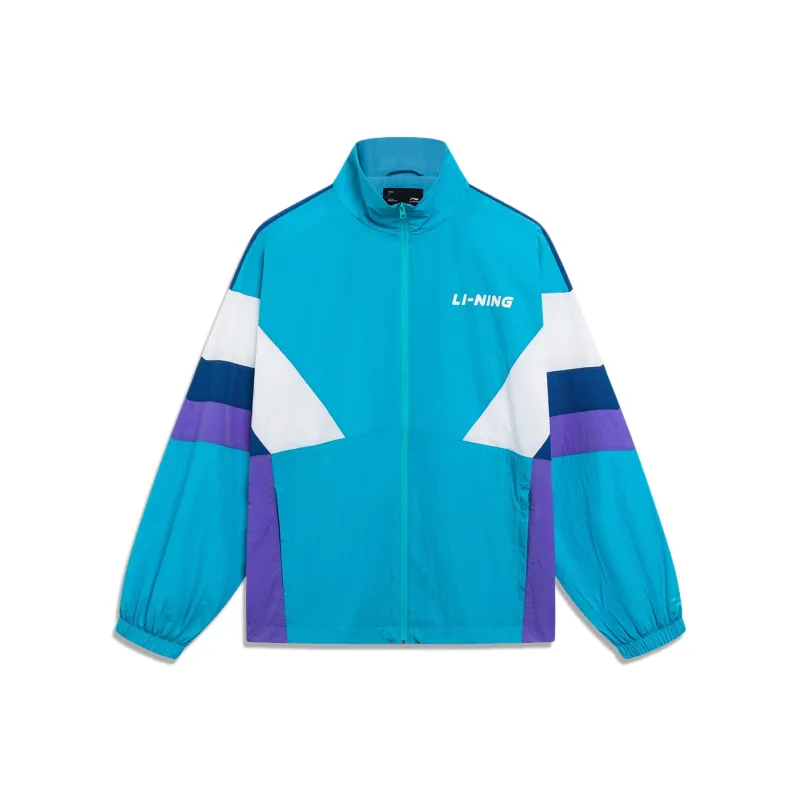 LiNing Sports Life Collection Jacket Unisex Light Aqua Blue-0