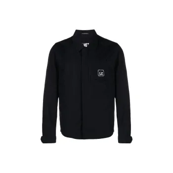 C.P.Company Logo Printed Long Sleeve Shirt