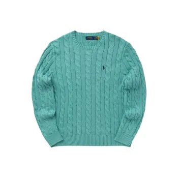 Polo Ralph Lauren Logo Embroidered Cable Knit Jumper