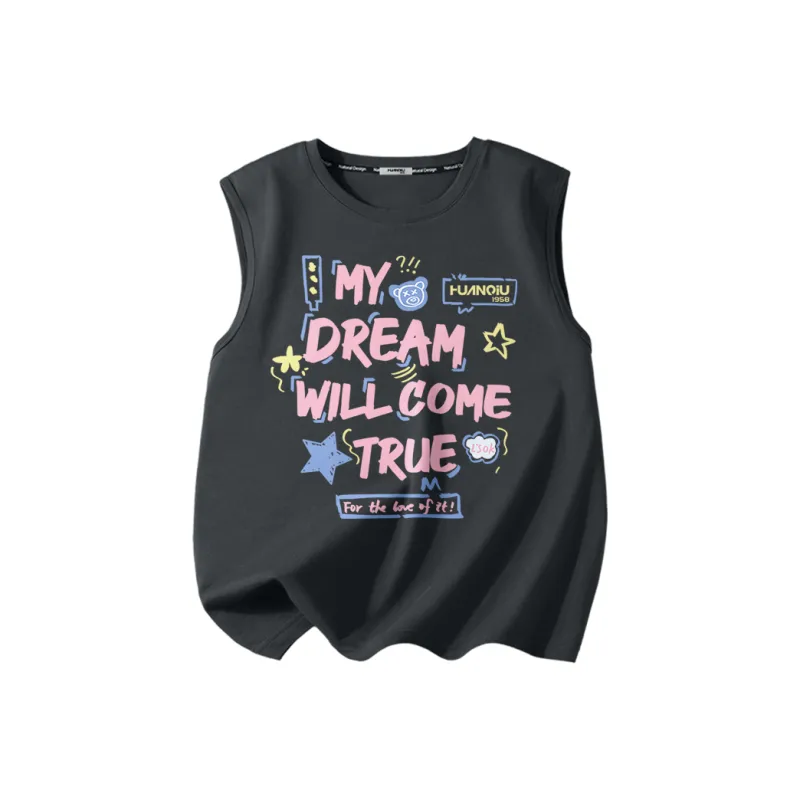 HUANQIU Tank Tops Unisex-7