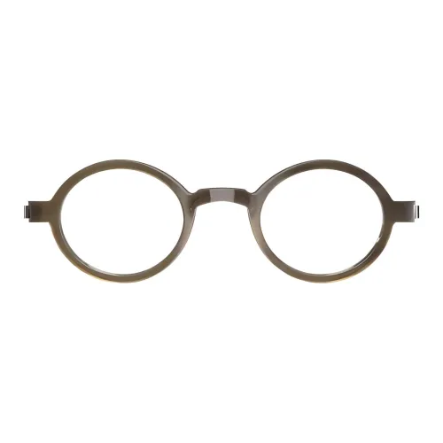 LINDBERG Other Round Eyeglass Frames Unisex Brown