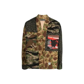 PALM ANGELS Jackets Men Camouflage