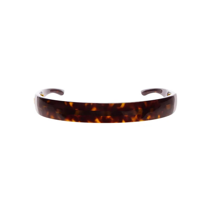 Balenciaga Acetate Brass Steel Headbands Women's Tortoiseshell-0