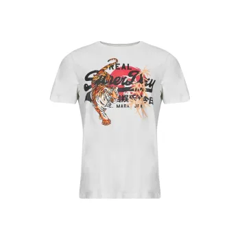 SUPERDRY T Shirts Men White
