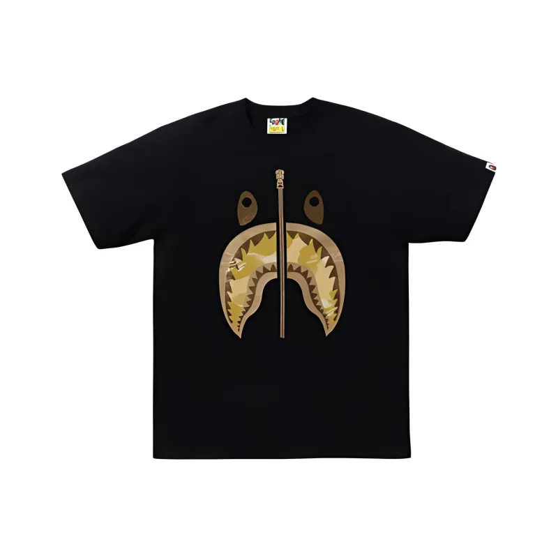 A BATHING APE Color Camo Shark Tee SS24-0