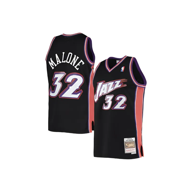 NBA Utah Jazz Basketball Jerseys Men's Black-2