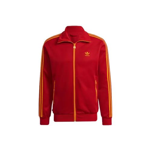 adidas originals Men's Lifestyle Beckenbauer Track Jacket Red