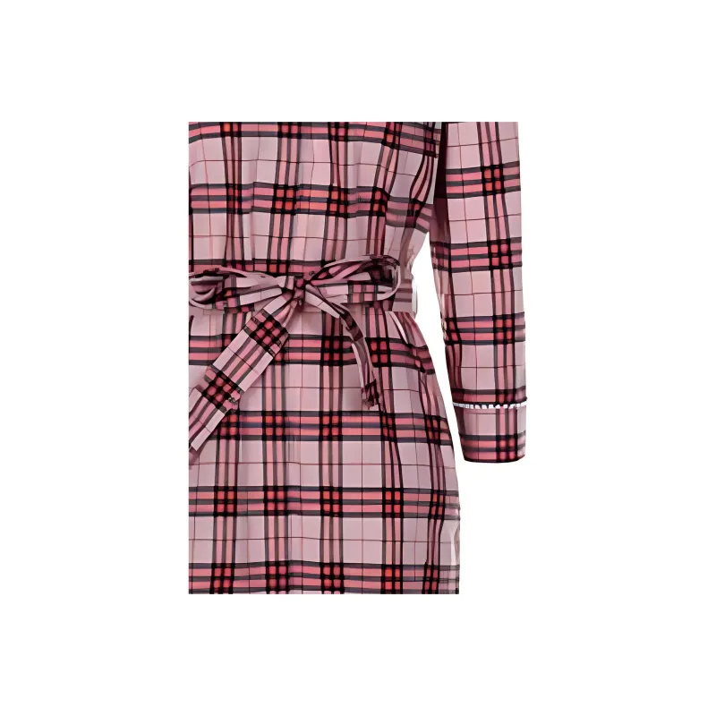 Burberry Long Sleeved Dress Women's Pink-5