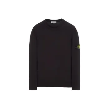 STONE ISLAND 63020 Brushed Cotton Fleece Crewneck Sweater